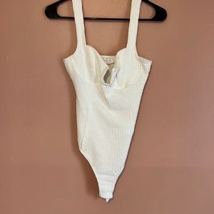 Thick. Ribbed. Bodysuit